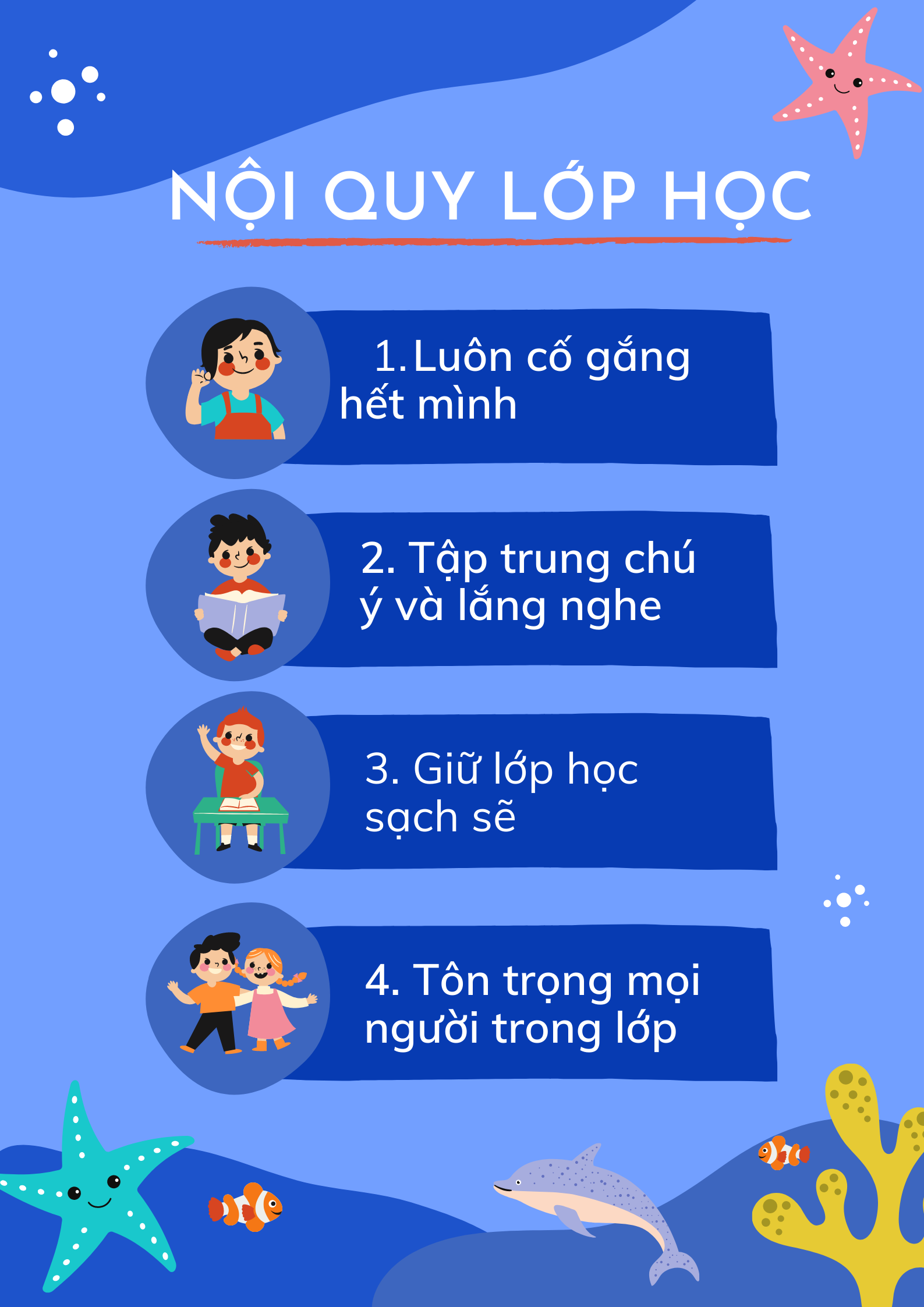 NỘI QUY LỚP HỌC