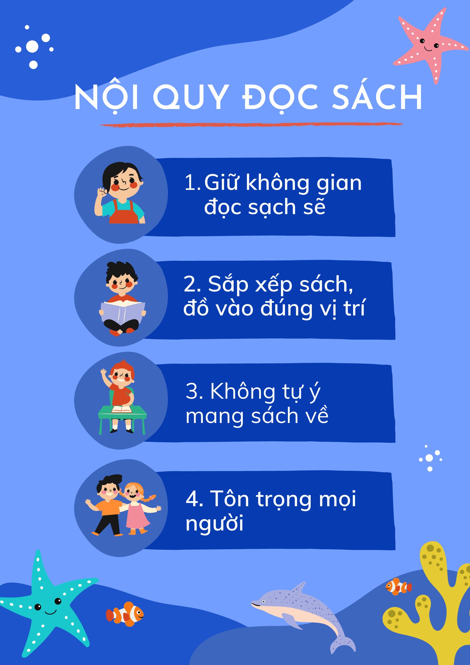 NỘI QUY ĐỌC SÁCH